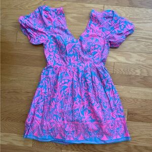 Lilly Pulitzer Pink and Blue Dress